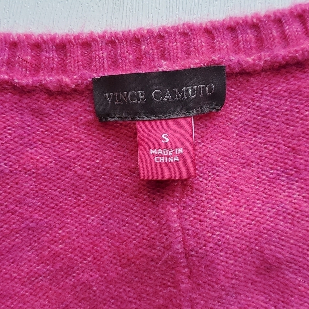 Vince Camuto Hot Pink Sweater S NWT - Picture 3 of 6